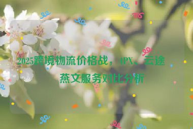 2025跨境物流價格戰(zhàn)，4PX、云途、燕文服務對比分析