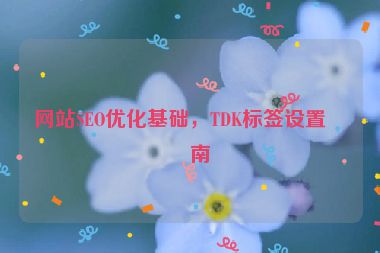 網(wǎng)站SEO優(yōu)化基礎(chǔ)，TDK標(biāo)簽設(shè)置指南