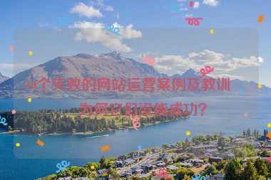 10個失敗的網(wǎng)站運營案例及教訓，為何它們沒能成功？