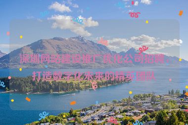 深圳網(wǎng)站建設(shè)推廣優(yōu)化公司招聘，打造數(shù)字化未來的精英團(tuán)隊(duì)