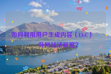 如何利用用戶生成內(nèi)容（UGC）提升網(wǎng)站活躍度？