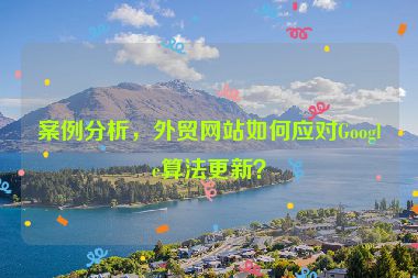 案例分析，外貿(mào)網(wǎng)站如何應(yīng)對Google算法更新？